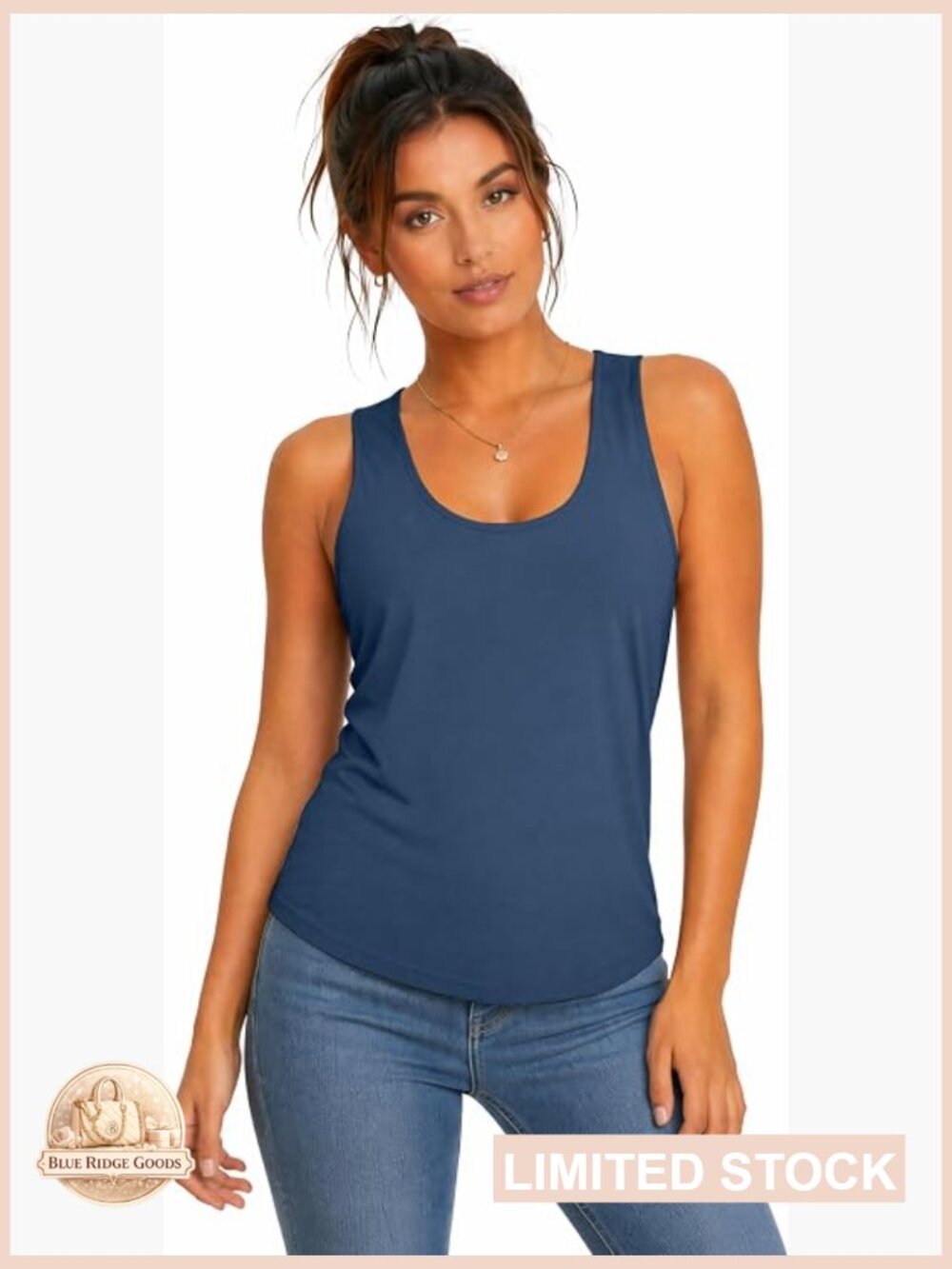 Slim Fit Camisole Top Undershirt Buttery Soft Layering Tank Top Basic Essential - Picture 1 of 6